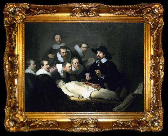 framed  Rembrandt Peale Anatomy Lesson of Dr Nicolaes Tulp, ta009-2