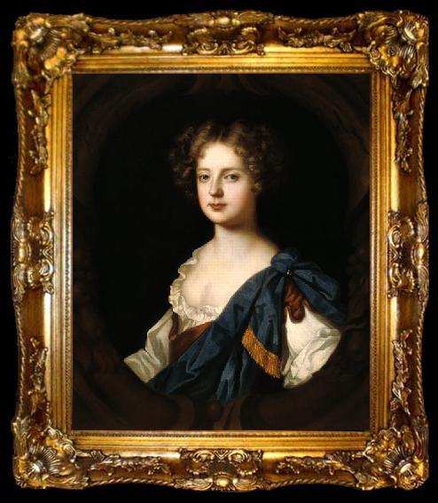 framed  Sir Peter Lely Portrait of Nell Gwyn., ta009-2