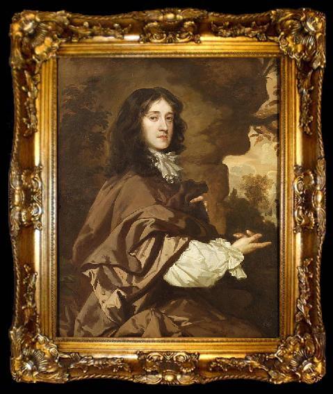 framed  Sir Peter Lely Sir Robert Worsley, 3rd Baronet, ta009-2