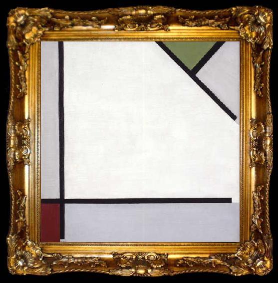 framed  Theo van Doesburg Simultaneous Counter Composition, ta009-2