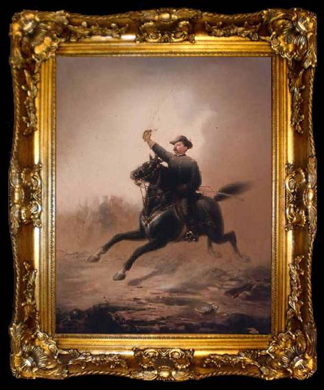 framed  Thomas Buchanan Read Sheridans Ride, ta009-2