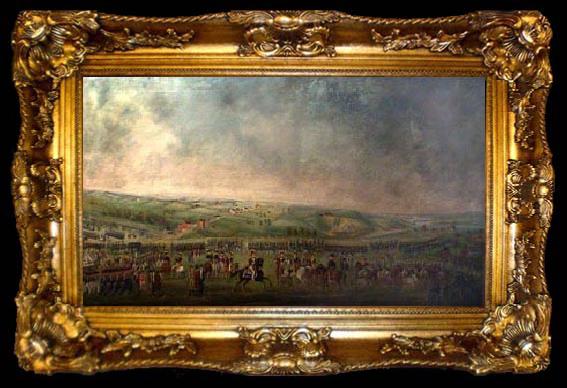 framed  Thomas Ruckle The assembly of the Militia before the Battle of Baltimore, ta009-2