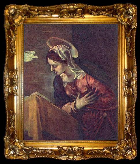 framed  Tintoretto Maria Verkundigung, ta009-2