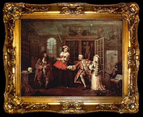 framed  William Hogarth The Inspection, ta009-2