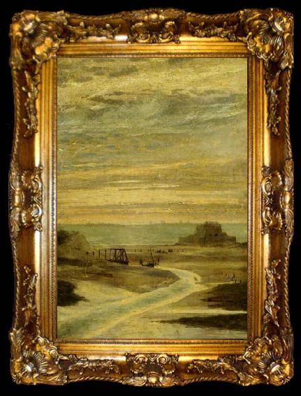 framed  William Lionel Wyllie A Coast View, ta009-2