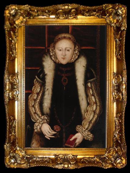 framed  unknow artist Elizabeth I of England, ta009-2