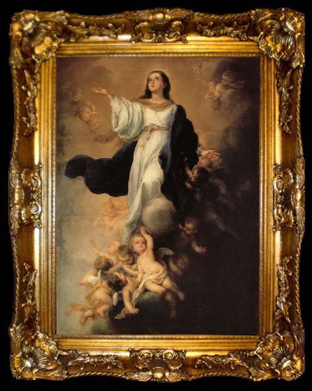 framed  Bartolome Esteban Murillo The Assumption of the Virgin, ta009-2