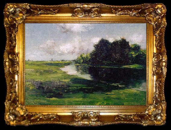 framed  Chase, William Merritt Long Island Landscape after a Shower of Rain, ta009-2