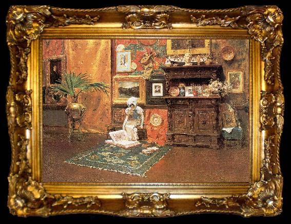 framed  Chase, William Merritt In the Studio, ta009-2