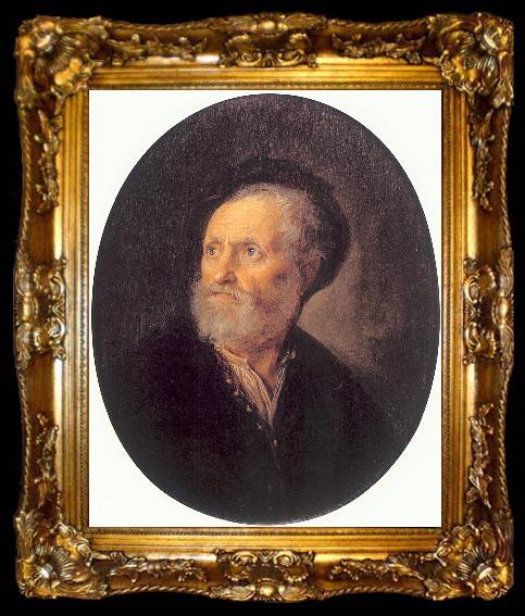 framed  DOU, Gerrit Bust of a Man, ta009-2