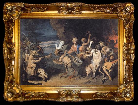 framed  David Ryckaert The Temptation of St.Anthony, ta009-2