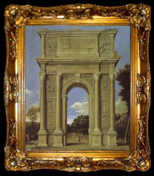 framed  Domenico Ghirlandaio Triumphal Arch, ta009-2