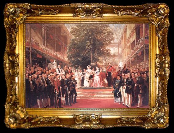 framed  Henry Courtnay Selous The Opening Ceremony of the Great Exhibition,I May 1851, ta009-2
