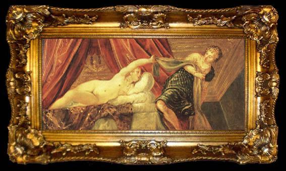 framed  Jacopo Robusti Tintoretto Joseph and Potiphar
