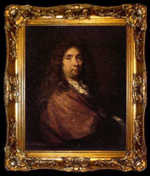 framed  LE BRUN, Charles Self-Portrait, ta009-2