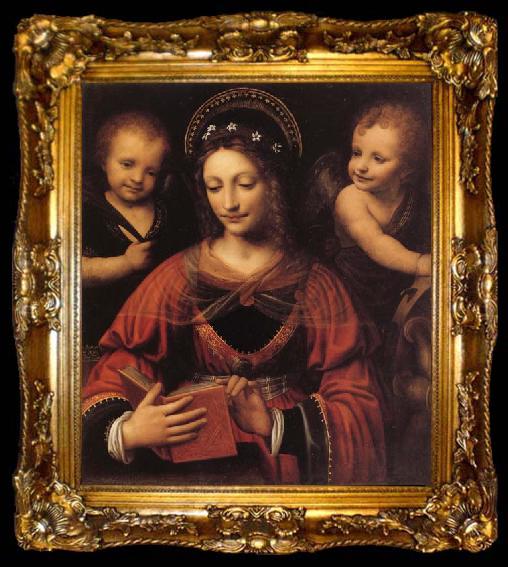 framed  LUINI, Bernardino St.Catherine, ta009-2