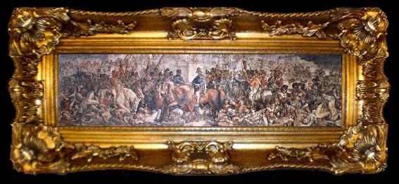 framed  Maclise, Daniel The Meeting of Wellington and Blucher at Waterloo, ta009-2