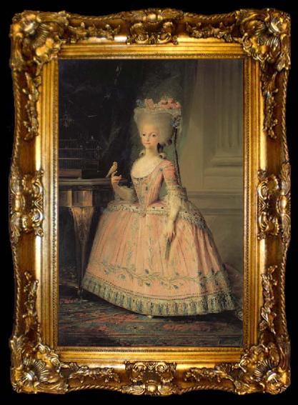 framed  Maella, Mariano Salvador Carlota joquina,Infanta of Spain and Queen of Portugal, ta009-2