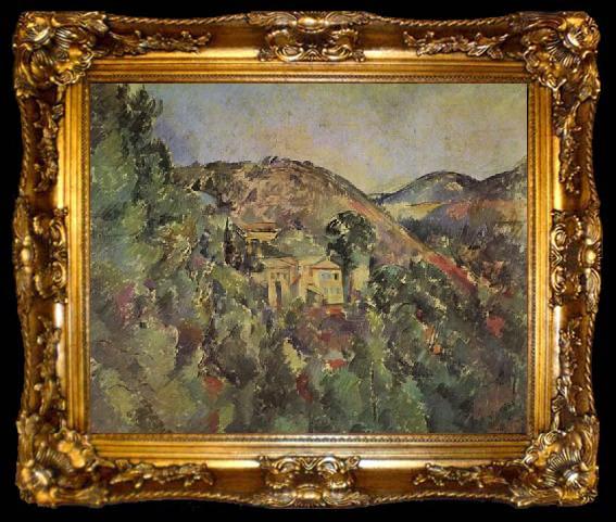 framed  Paul Cezanne La Colline des Pauvres, ta009-2