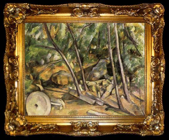framed  Paul Cezanne The Mill, ta009-2