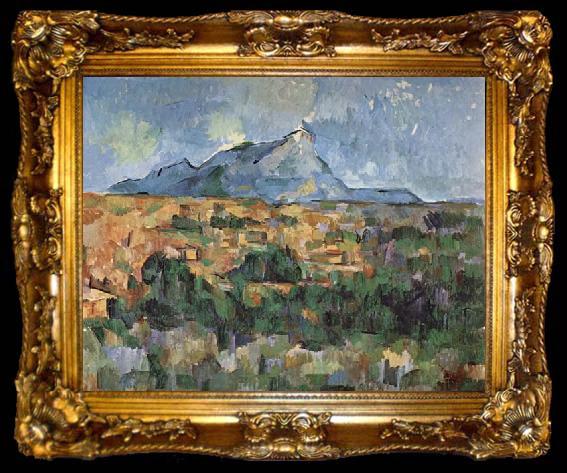 framed  Paul Cezanne Mont Sainte-Victoire, ta009-2