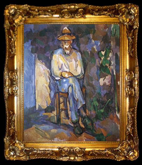 framed  Paul Cezanne The Gardener, ta009-2