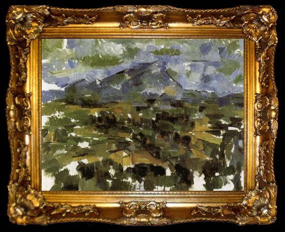 framed  Paul Cezanne Mont Sainte-Victoire,Seen from Les Lauves, ta009-2