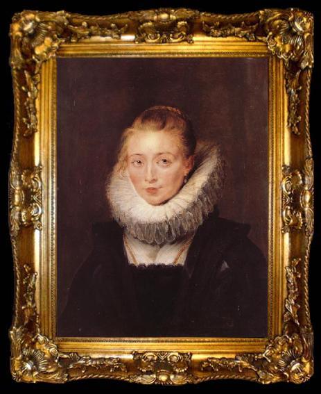 framed  Peter Paul Rubens Maid of Honor to the Infanta Isabella,, ta009-2