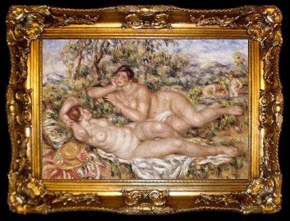 framed  Pierre Renoir The Bathers, ta009-2