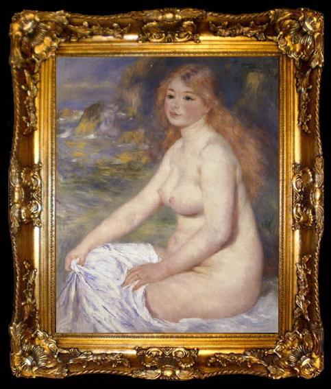 framed  Pierre Renoir Blonde Bather, ta009-2