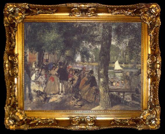 framed  Pierre Renoir La Grenouilliere, ta009-2