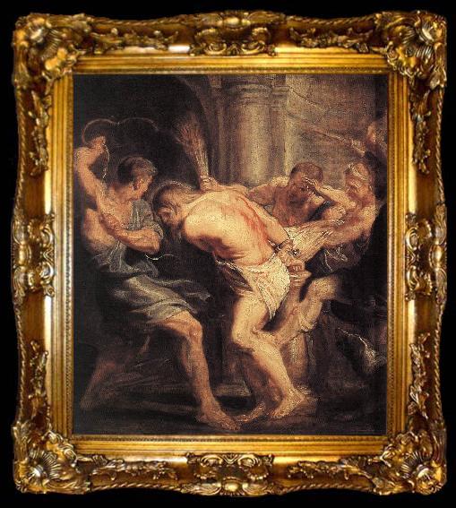 framed  RUBENS, Pieter Pauwel The Flagellation of Christ, ta009-2