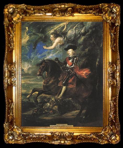 framed  RUBENS, Pieter Pauwel The Cardinal Infante, ta009-2