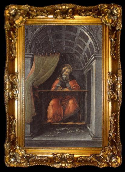 framed  Sandro Botticelli St.Augustine in His Study, ta009-2