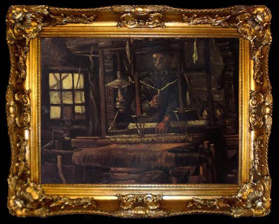 framed  Vincent Van Gogh Weaver,Seen from the Front (nn04), ta009-2