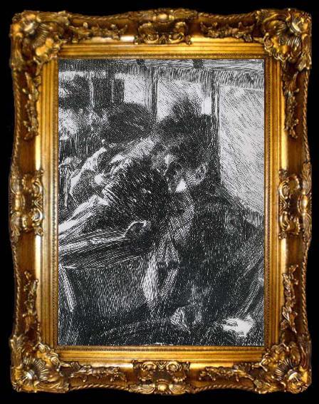 framed  Anders Zorn Unknow work 116, ta009-2