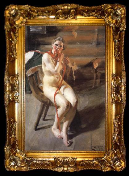 framed  Anders Zorn Unknow work 104, ta009-2