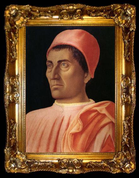 framed  Andrea Mantegna Portrait of Cardinal de