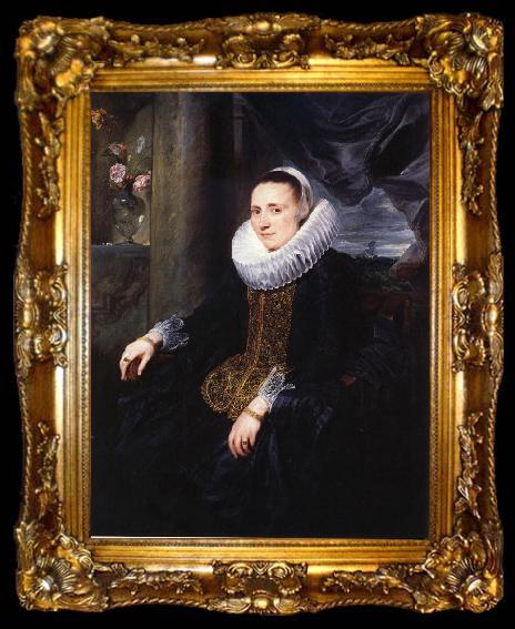 framed  Anthony Van Dyck Margareta snyders, ta009-2