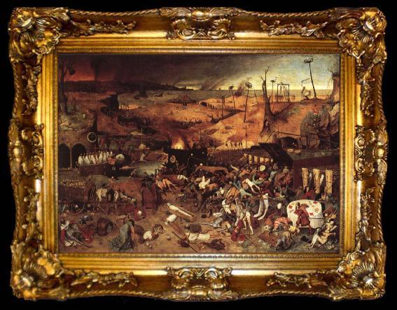 framed  BRUEGEL, Pieter the Elder Triumph of Death, ta009-2
