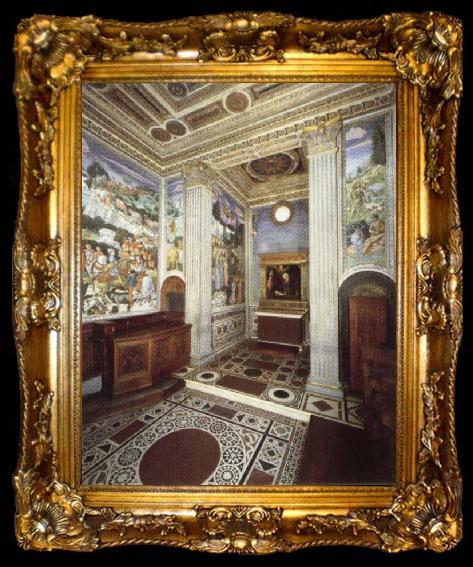 framed  Benozzo Gozzoli Interior of Medici Family, ta009-2