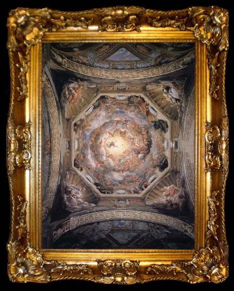 framed  Correggio Assumption of the Virgin,cupola, ta009-2