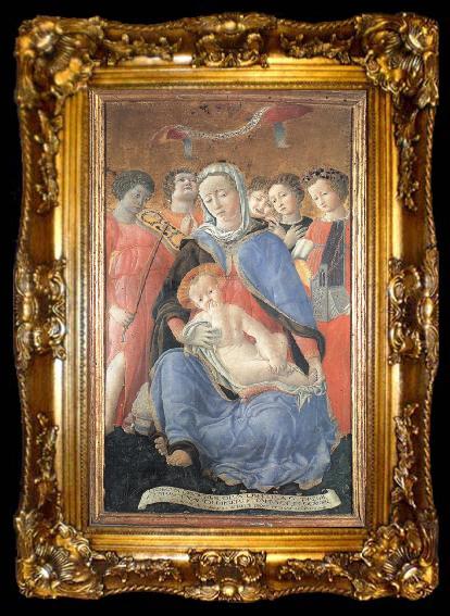 framed  DOMENICO DI BARTOLO Madonna of Humility, ta009-2