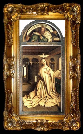 framed  EYCK, Jan van Mary of the Annunciation, ta009-2
