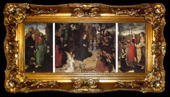 framed  Hugo van der Goes Portinari Triptych, ta009-2