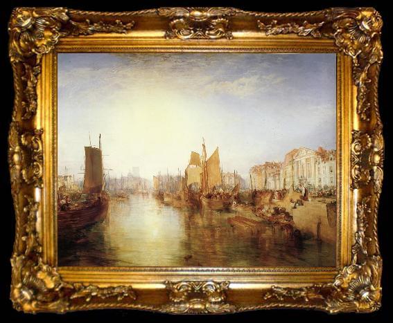 framed  Joseph Mallord William Turner The harbor of dieppe, ta009-2