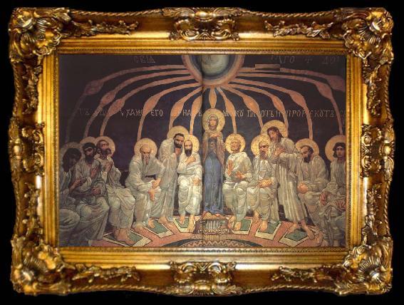 framed  Mikhail Vrubel The Descent of the Holy Spirit, ta009-2