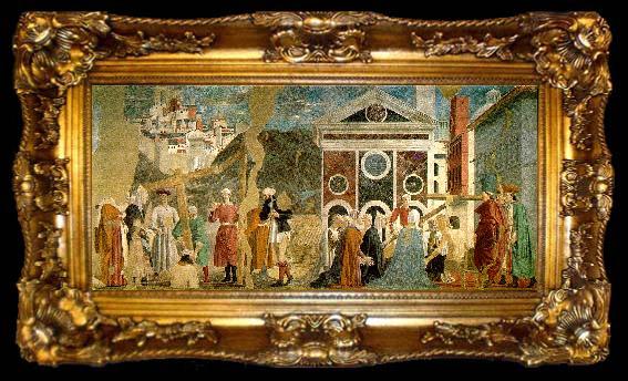 framed  Piero della Francesca Discovery and Proof of the True Cross, ta009-2
