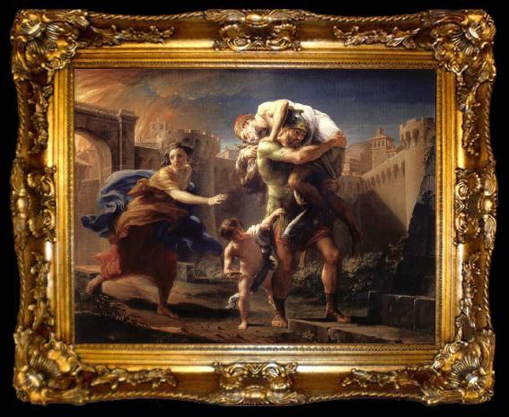 framed  Pompeo Batoni Aeneas Fleeing from Troy, ta009-2