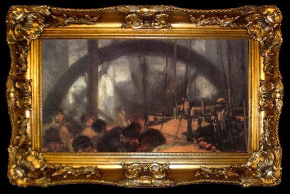 framed  unknow artist Consequences of the steam-engine, ta009-2